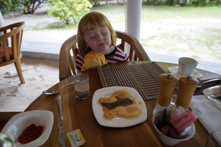 Sjekk den pannekaka som ble laget spesielt til meg!