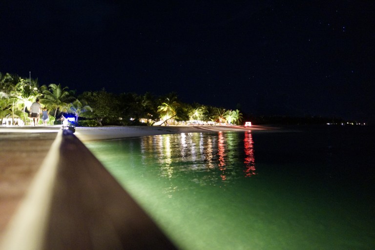 Fra brygga og inn mot resepsjon og den italienske resepsjonen.