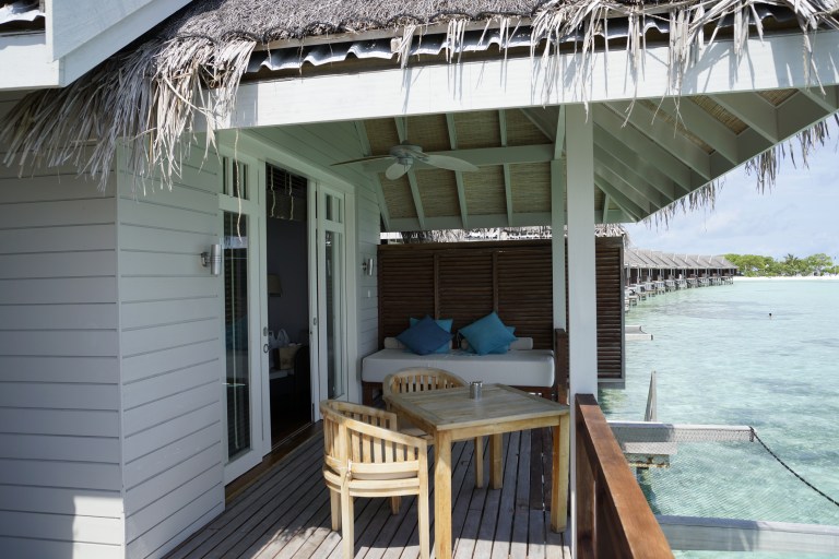 Vi kan også slappe av i skyggen.