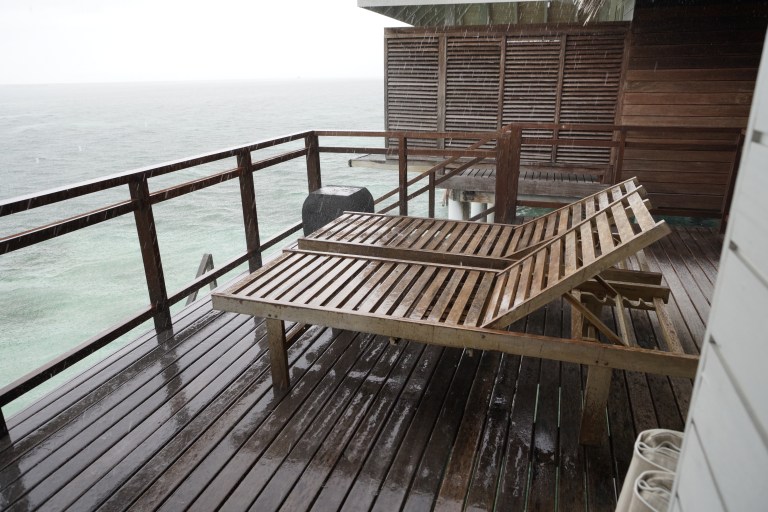 Plaskregn på morgenen!