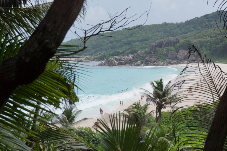 Grand Anse hadde enda større bølger.
