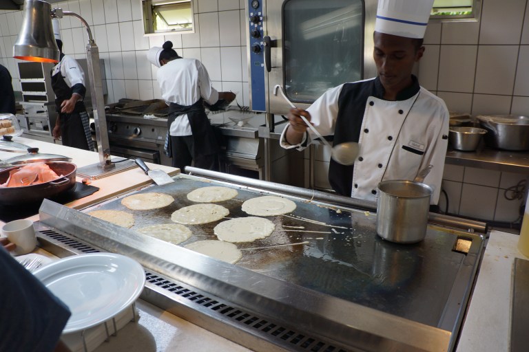 Pannekaker til afternoon tea