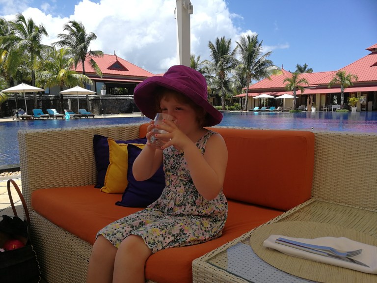 Deilig med drikke i varmen